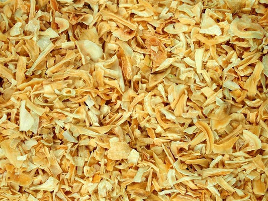 Cibule sušená, nakrájená na plátky, BIO - 100 g
